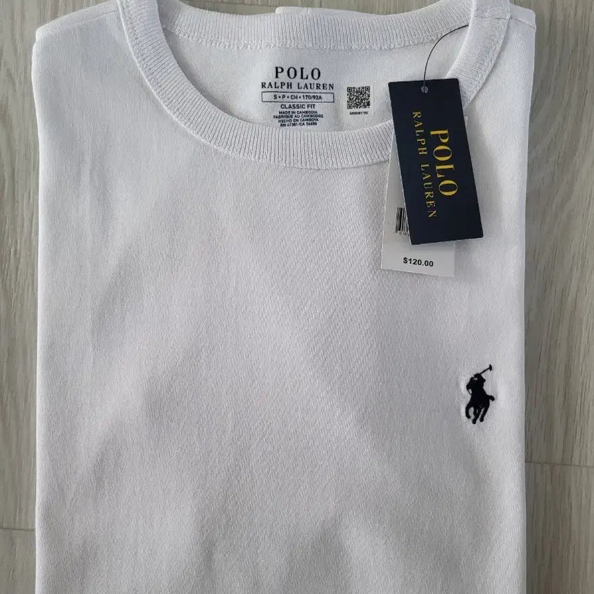 [BUNJANG] Polo Ralph Lauren Classic Fit White Short Sleeve T-Shirt Size S / 폴로 랄프로렌 화이트 반팔 티셔츠 클래식핏 S 새상품