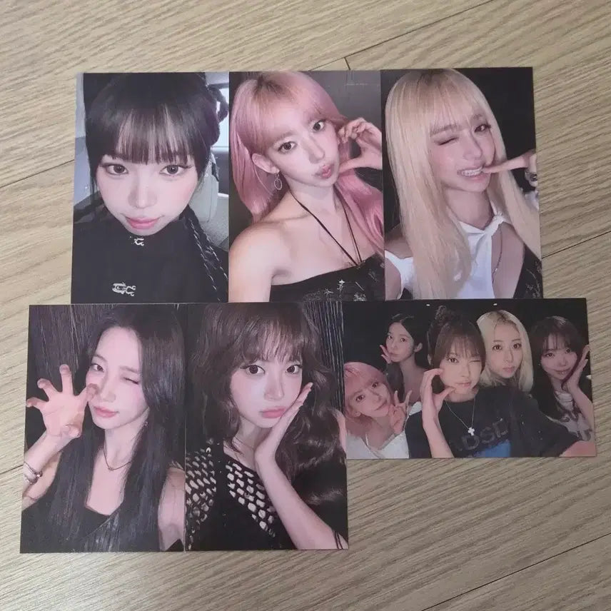 [BUNJANG] LE SSERAFIM FEARLESS Pure Bloom Incheon Concert PUNCH! Lucky PUNCH! Photocard Set / 르세라핌 퓨어플로우 인천 콘서트 피어나존 럭키피어나 포토카드 포카 6종