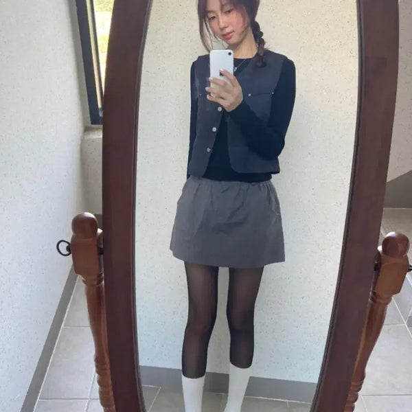 [BUNJANG] Bow Archive Bow Strap Long Sleeve Black / 보우아카이브 보우 스트랩 롱슬리브 블랙
