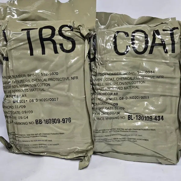 [BUNJANG] US Army ACU Chemical Protective Uniform Coat + Pants Set (Medium Short) / 새제품)미육군 ACU화생방복 코트+바지 한벌 미듐 숏