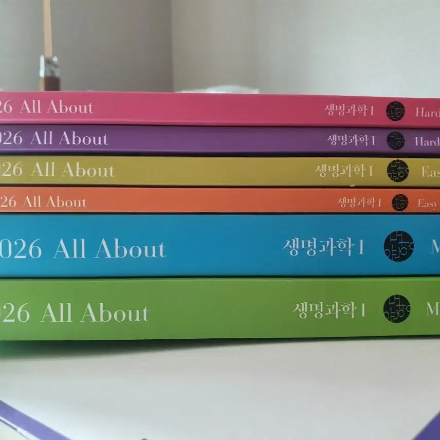 [BUNJANG] Yoon Do-young All About Life Science 1 Textbook Set (6 Books) / 새책)윤도영 All About 생명과학1 교재 6권