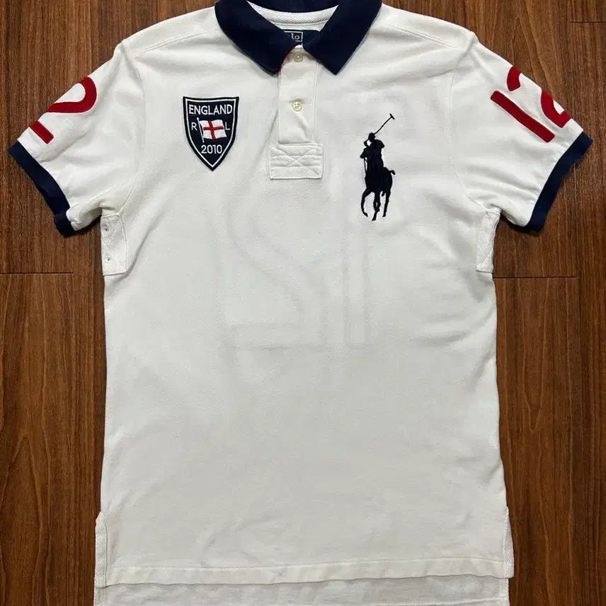 [BUNJANG] Polo Ralph Lauren Big Pony England Flag Short Sleeve Polo Shirt / (M) 폴로 빅포니 잉글랜드 국기 반팔 카라티 치프키프 코르티스