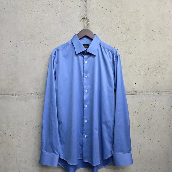 [BUNJANG] Lanvin Slim Fit Blue Shirt / [105]랑방 슬림핏 블루 셔츠