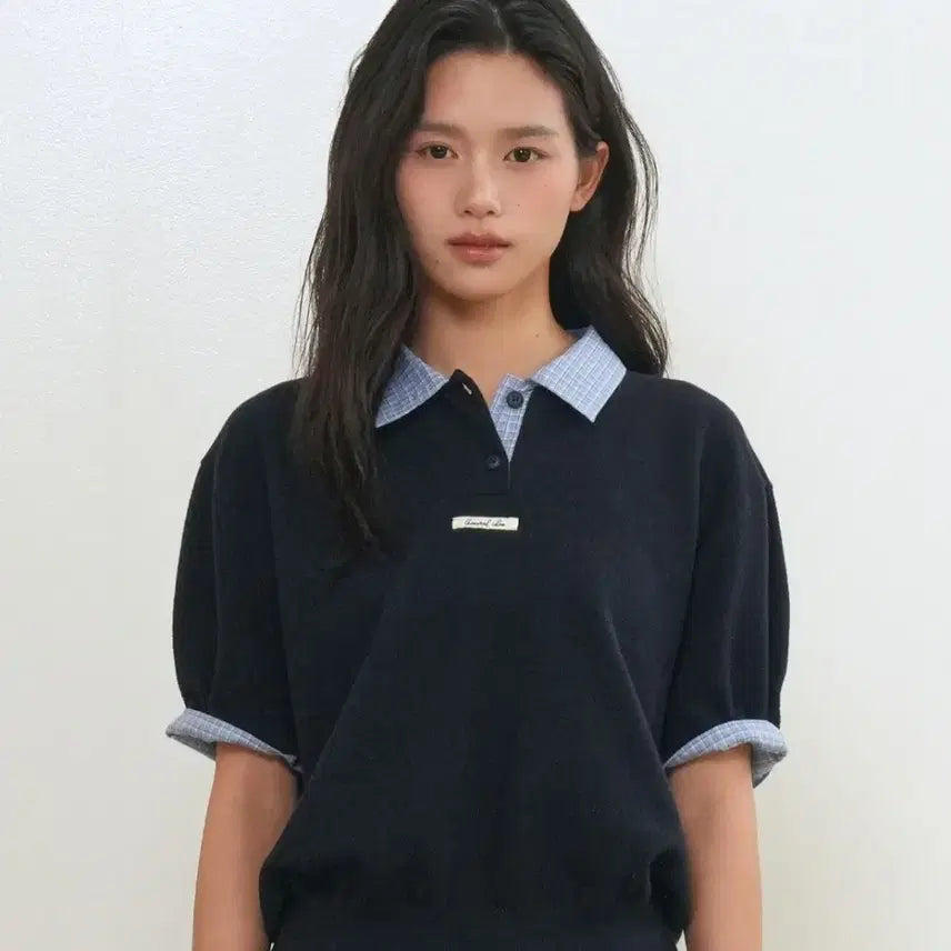 [BUNJANG] General Idea Short Sleeve Pique Knit Polo / 제너럴 아이디어 반팔 카라 피케 니트
