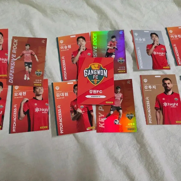 [BUNJANG] Gangwon FC Panini Soccer Card Bundle Set / 강원FC 파니니 축구 카드 일괄