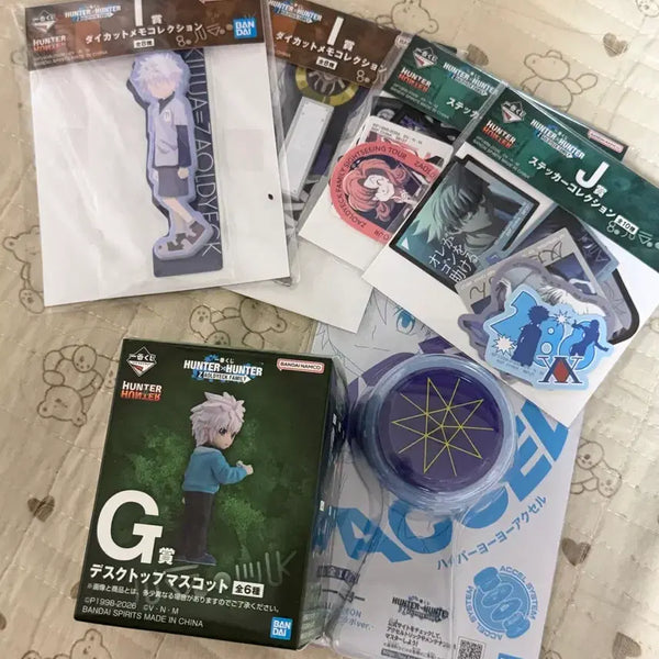 [BUNJANG] Hunter x Hunter Killua Yo-Yo & Gatekeeper "G" Set with Mini-Chars / 키르아 요요+g상 문지기 아저씨(하위상세트)