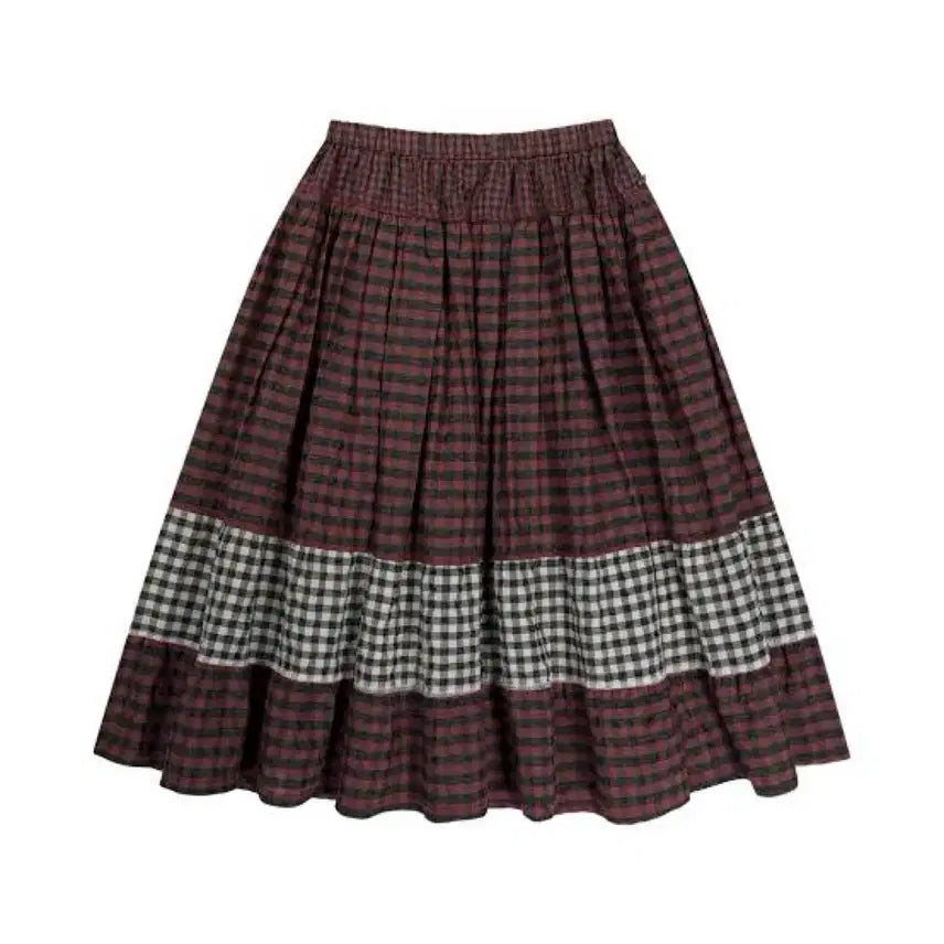 [BUNJANG] Koiseio Mori Check Skirt / 코이세이오 모리 체크 스커트