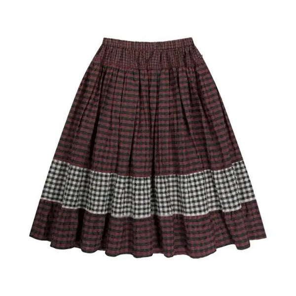 [BUNJANG] Koiseio Mori Check Skirt / 코이세이오 모리 체크 스커트