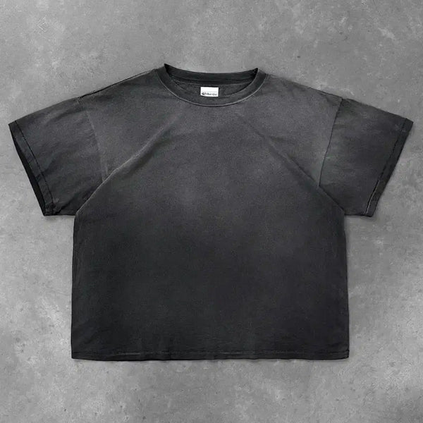 [BUNJANG] Akimbo Club Chain Picker Single Stitch T-Shirt Sun Faded Black / [XL] 아킴보클럽 체인피커 싱글스티치 티셔츠 썬페이디드 블랙