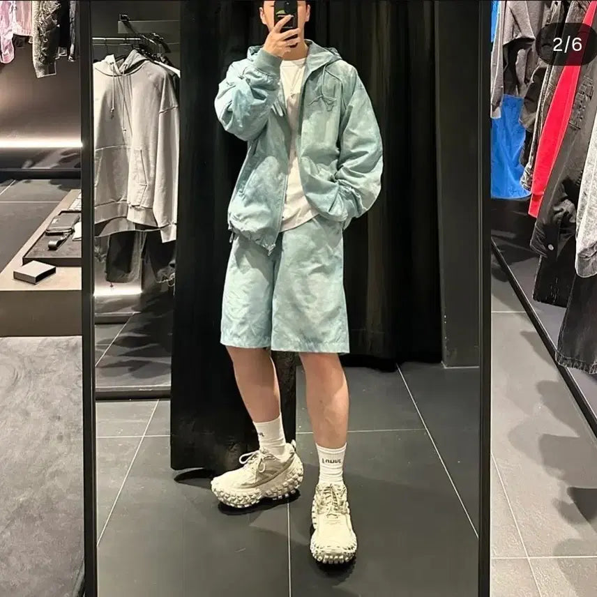 [BUNJANG] Juun.J 24FW Nylon Setup Dyeing Polyperkering / 준지 24FW 나일론 셋업 다잉 폴리퍼커링[50]