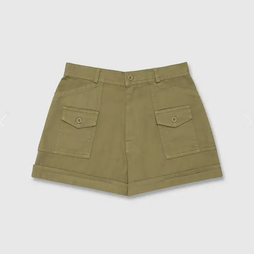 [BUNJANG] Urbanic Safari Shorts Khaki S / 얼바닉 사파리 쇼츠 카키 S