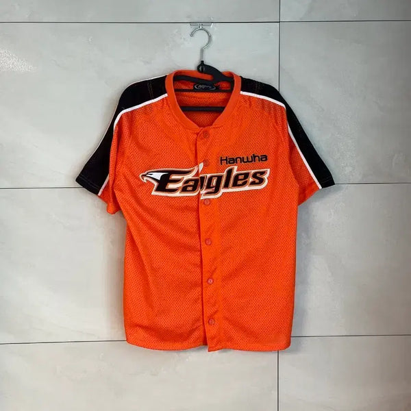 [BUNJANG] Hanwha Eagles Nomaking Retro Baseball Jersey / 한화이글스 노마킹 레트로 야구 유니폼 [90]