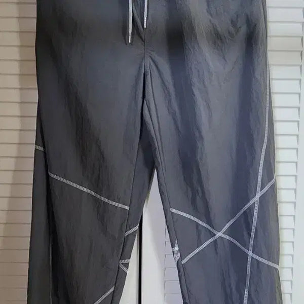 [BUNJANG] Grey Stitch Wide Pants / (새상품) 그레이 스티치 와이드 팬츠