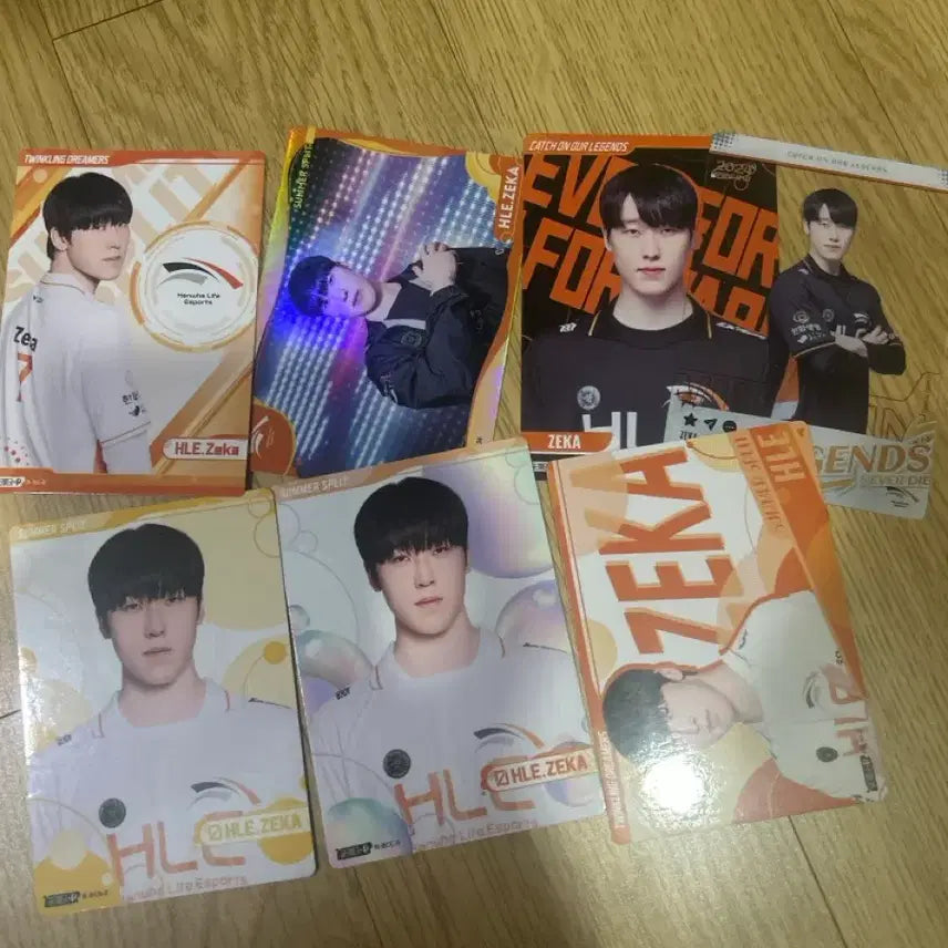 [BUNJANG] Hanhwa Life Esports (HLE) Zeca Photocard Bundle Set / 한화 HLE 제카 포토카드 포카 pc 일괄
