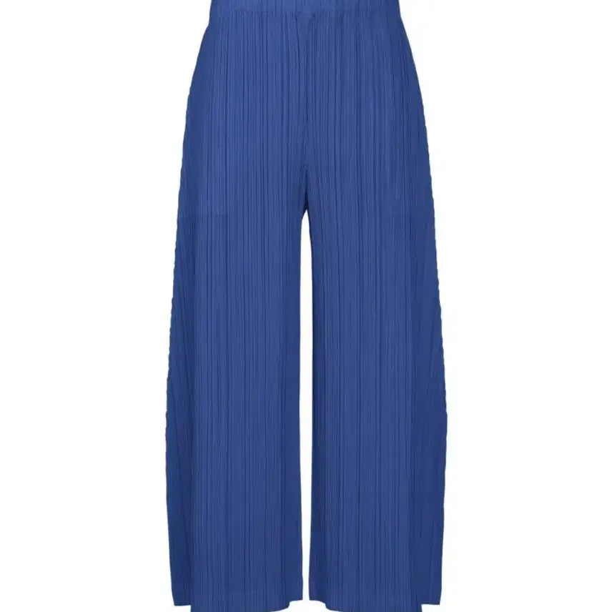 [BUNJANG] Pleats Please July Seeker Bottoms Wide Pants Blue / 플리츠플리즈 7월 씨커 바텀 와이드 팬츠 블루