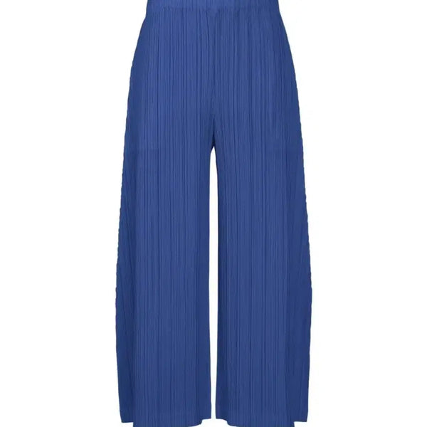 [BUNJANG] Pleats Please July Seeker Bottoms Wide Pants Blue / 플리츠플리즈 7월 씨커 바텀 와이드 팬츠 블루