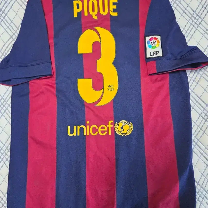 [BUNJANG] FC Barcelona 2014-2015 Gerard Piqué Home Jersey / 14-15 바르셀로나 피케 유니폼 판매