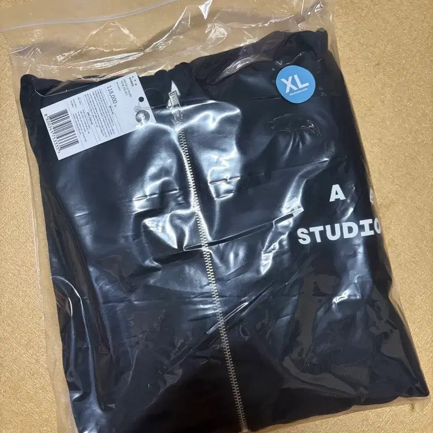 [BUNJANG] Ien B Studio Hooded Zip-up Black XL / 아이앱 스튜디오 후드 집업 블랙 Xl