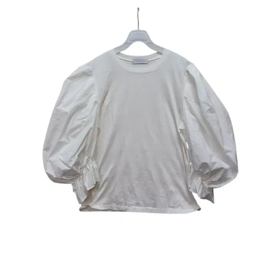 [BUNJANG] Le Garden White Cream Cotton Blouse / 르가든 화이트크림컬러 면 블라우스 상태 매우 좋습니다
