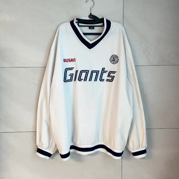 [BUNJANG] Lotte Giants Windbreaker Warm-up Long Sleeve Baseball Jersey (4XL) / [4XL] 롯데자이언츠 바람막이 웜업 긴팔 야구 유니폼