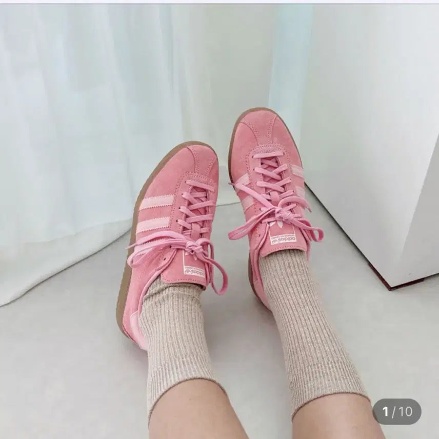 [BUNJANG] Adidas Bermuda Glow Pink (225) / 아디다스 버뮤다글로우 핑크 225