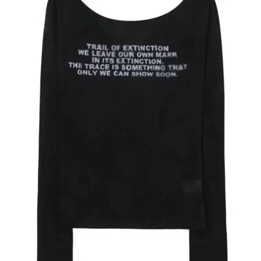 [BUNJANG] Bohemian Seoul Printed Long Sleeve (Black) / 보헤미안서울 보헴서 프린티드 롱슬리브 (블랙)