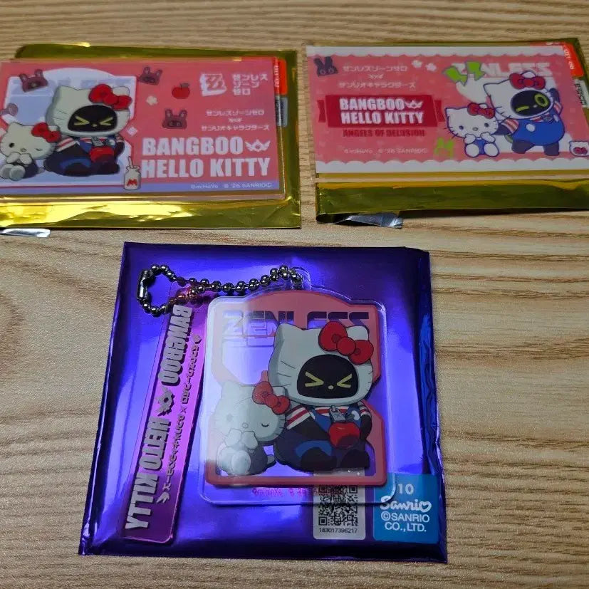 [BUNJANG] Zenless Zone Zero Sanrio Angeldi Collaboration Acrylic Keyring and Name Tag / 젠레스존제로 산리오 방부 엔젤디 콜라보 아크릴키링, 명찰