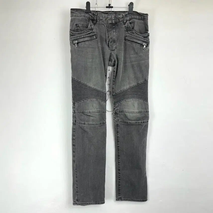 [BUNJANG] Balmain Panel Biker Jeans / 발망 Panel Biker jeans