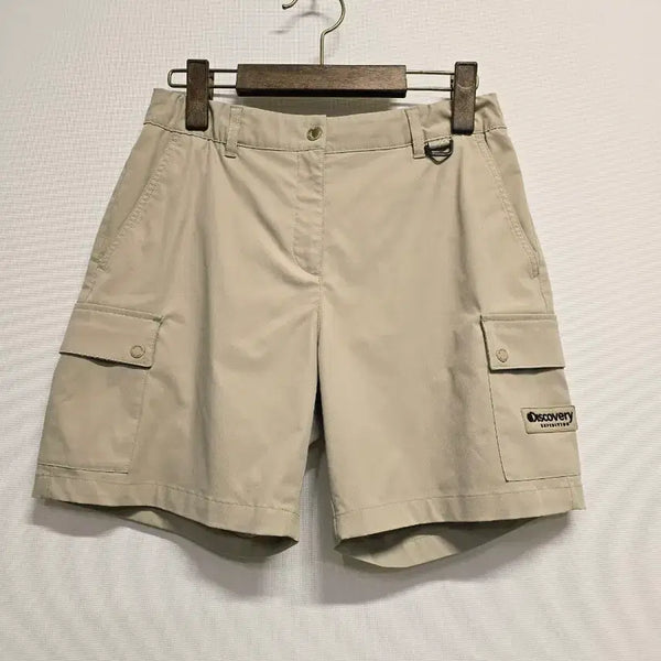 [BUNJANG] Discovery Expedition Cargo Pocket Shorts Beige Size 67 / 디스커버리 익스페디션 반바지 베이지67