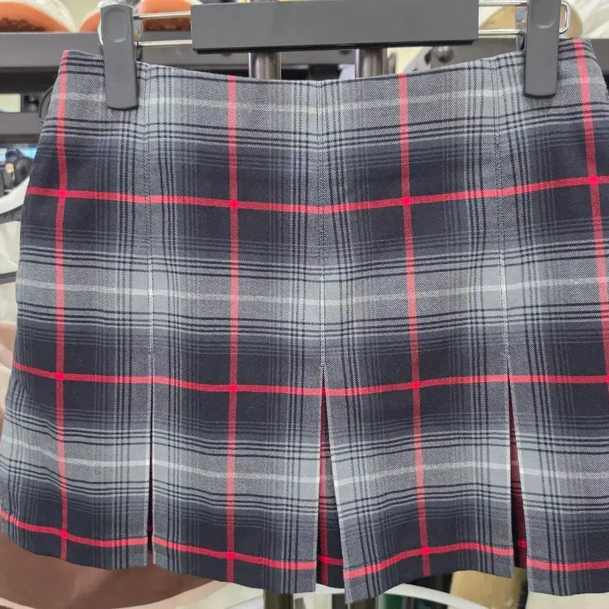 [BUNJANG] Nike Check Pleated Mini Skirt (64cm) / 나이키  체크 플리츠 스커트2(64cm)