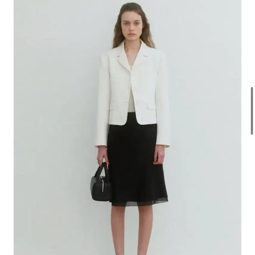 [BUNJANG] LO61 Faye Cotton Jacket White / (최종가) lo61 엘오61 Faye Cotton Jacket 화이트