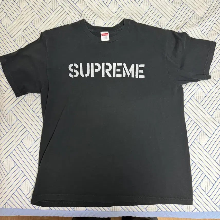 [BUNJANG] Supreme SS26 Hard T-Shirt Black L / 26ss 슈프림 하드 티셔츠 블랙 L