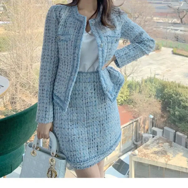 [BUNJANG] LOAR Sugar Plum Tweed Skirt M / (무배) 로아르 슈가플럼 트위드 스커트 M