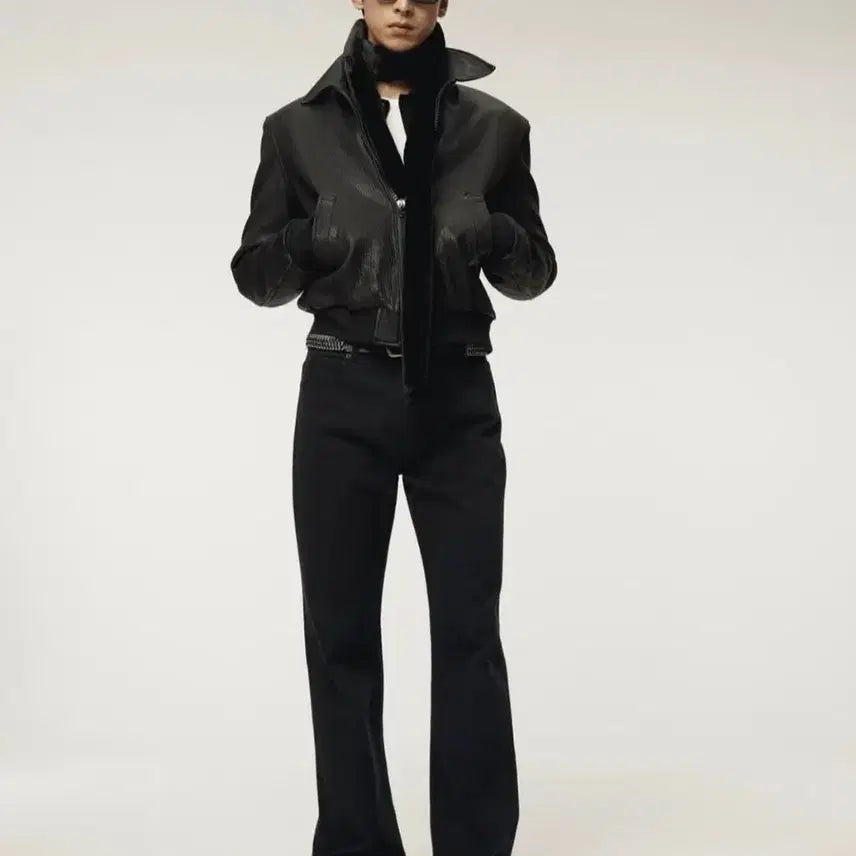 [BUNJANG] Recto Flare Denim Black / 렉토 플레어 데님 블랙