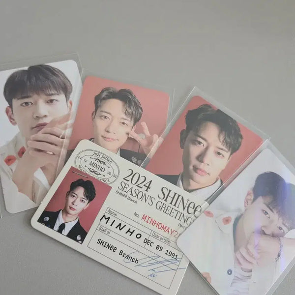 [BUNJANG] SHINee Minho 2024 Season's Greetings Photocard Set / 샤이니 민호 2024 시즌 그리팅 포토카드 세트