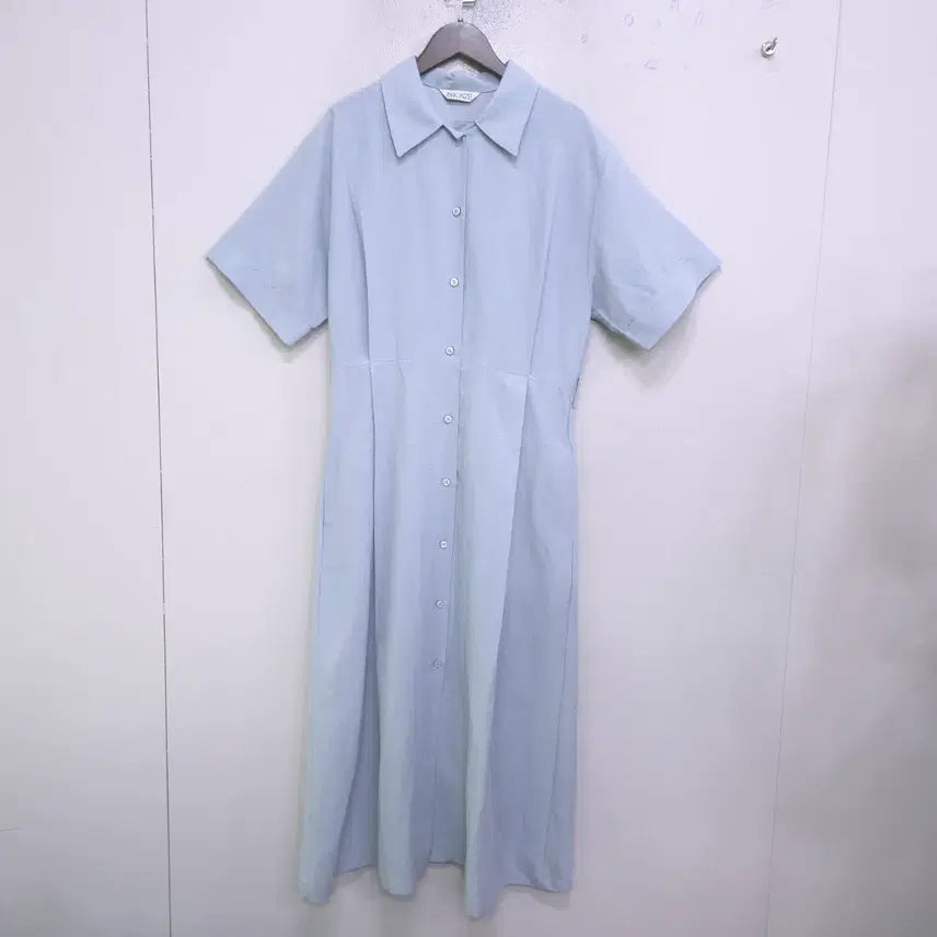 [BUNJANG] Bronze Half Sleeve Shirt Dress / bronze) 거의새거 반팔 셔츠 원피스 -F