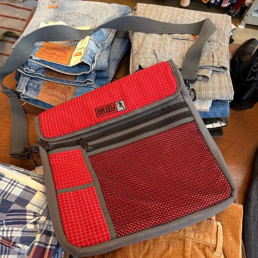 [BUNJANG] 90s-00s Stussy Messenger Crossbody Bag / 90 ~ 00S 스투시 메신저 크로스백