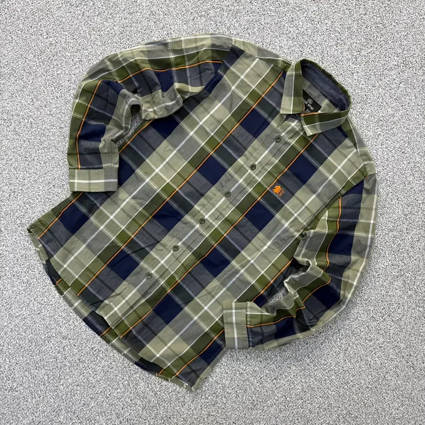 [BUNJANG] Kolon Sport Check Long-Sleeve Shirt / 95 코오롱스포츠 체크 긴팔 셔츠 0714J2