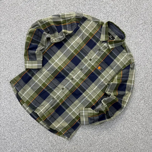 [BUNJANG] Kolon Sport Check Long-Sleeve Shirt / 95 코오롱스포츠 체크 긴팔 셔츠 0714J2