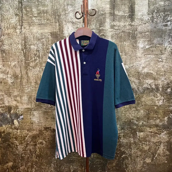 [BUNJANG] 1996 Atlanta Olympics Heinz USA Vintage Polo T-Shirt - XL / 96 애틀란타 올림픽 기념 폴로 티셔츠 헤인즈 미국 빈티지