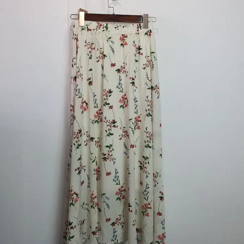 [BUNJANG] Mori Flower Long Skirt / 모리 플라워 롱 롱스커트