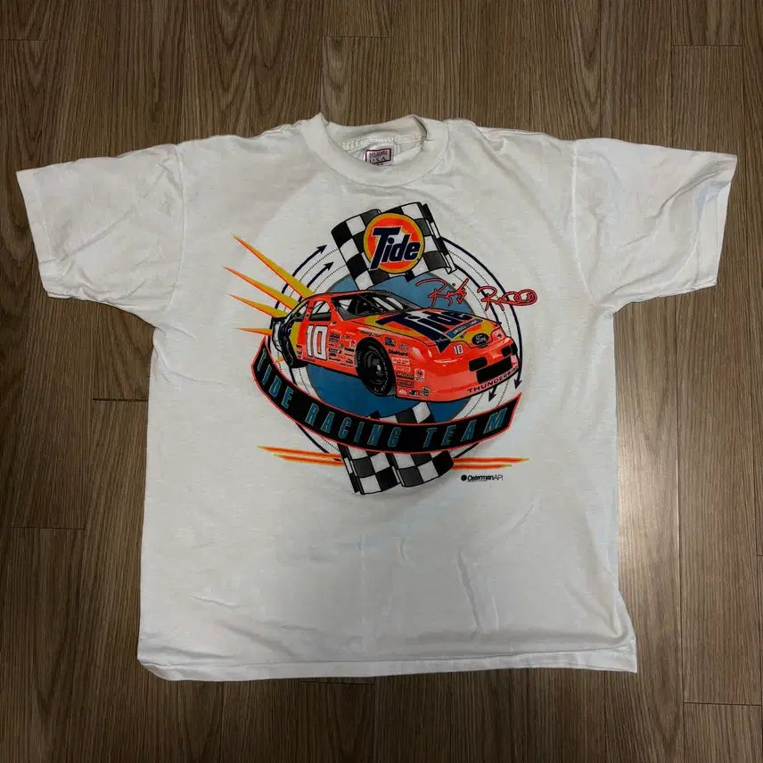 [BUNJANG] 90s Nascar Racing T-Shirt Made in USA / 나스카 빈티지 티셔츠 90s made in usa