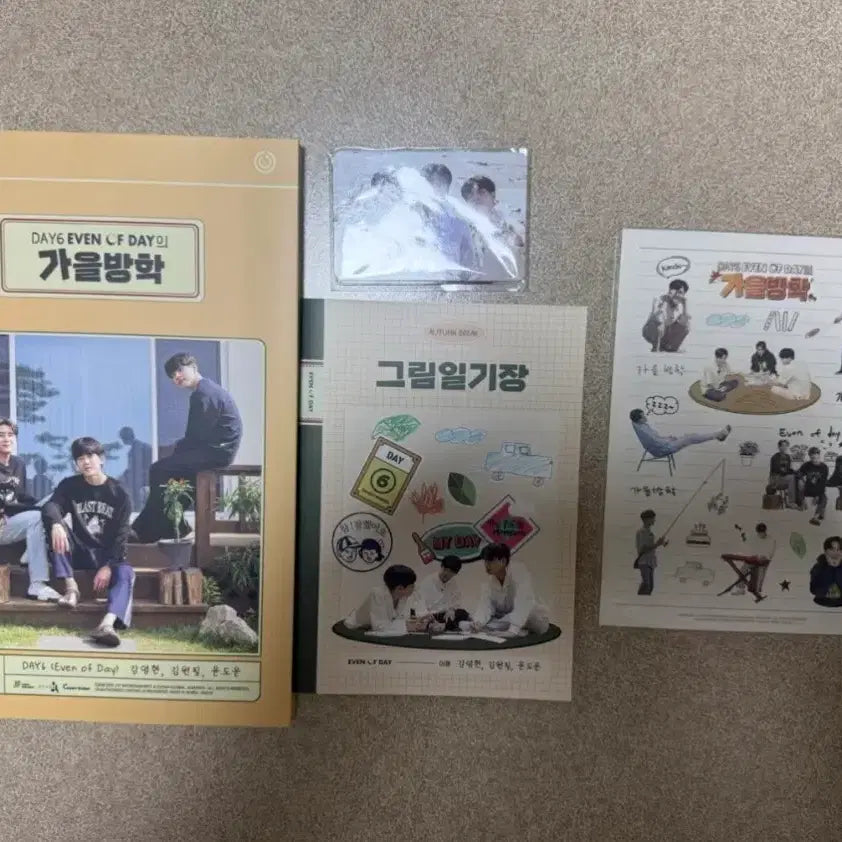 [BUNJANG] DAY6 EVEN OF DAY Autumn Vacation Photobook, Diary, Stickers, Photocard Set / DAY6 EVEN OF DAY 가을방학