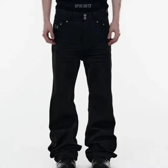 [BUNJANG] Opus 0012 Flare Pants Black / 오퍼스0012 플레어 팬츠