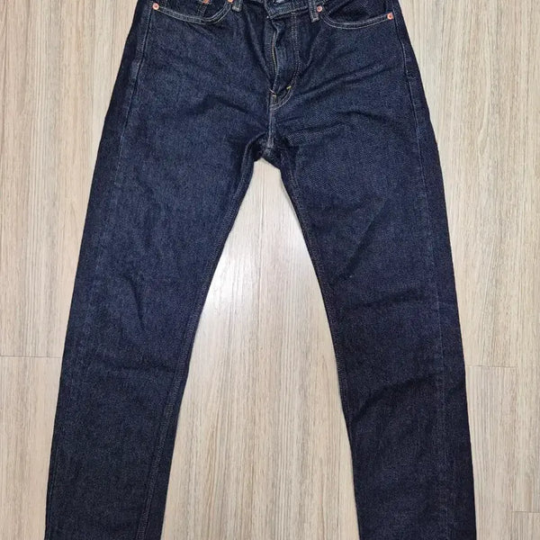 [BUNJANG] Levi's 505 Regular Straight Fit Dark Wash Denim Jeans / 리바이스 505 레귤러 스트레이트핏 진청데님