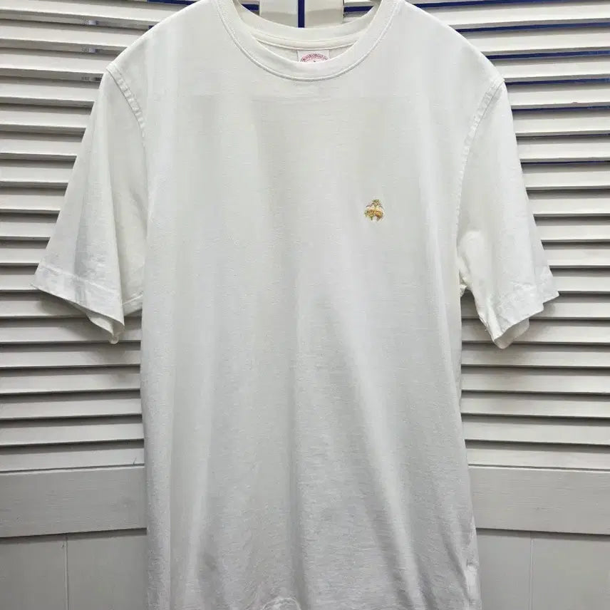 [BUNJANG] Brooks Brothers Crewneck Logo Short Sleeve T-Shirt / 브룩스브라더스 크루넥 로고 반팔 티셔츠