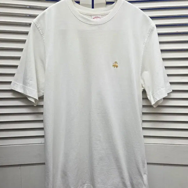 [BUNJANG] Brooks Brothers Crewneck Logo Short Sleeve T-Shirt / 브룩스브라더스 크루넥 로고 반팔 티셔츠