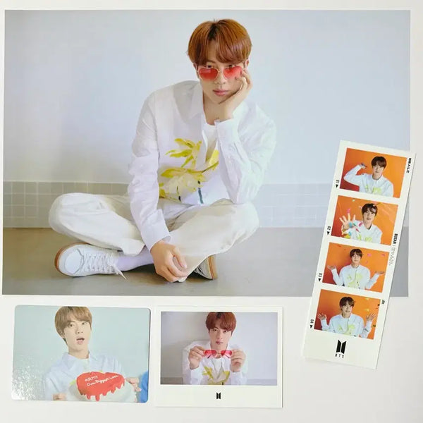 [BUNJANG] BTS JIN Busan Yet to Come Photocard Set / BTS 방탄 JIN 진 부산 옛투컴 굿즈 분할 4종 석진 포카