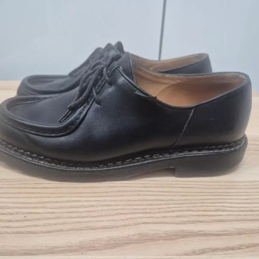 [BUNJANG] Paraboot Michael Black Leather Shoes / 파라부트 미카엘 255사이즈