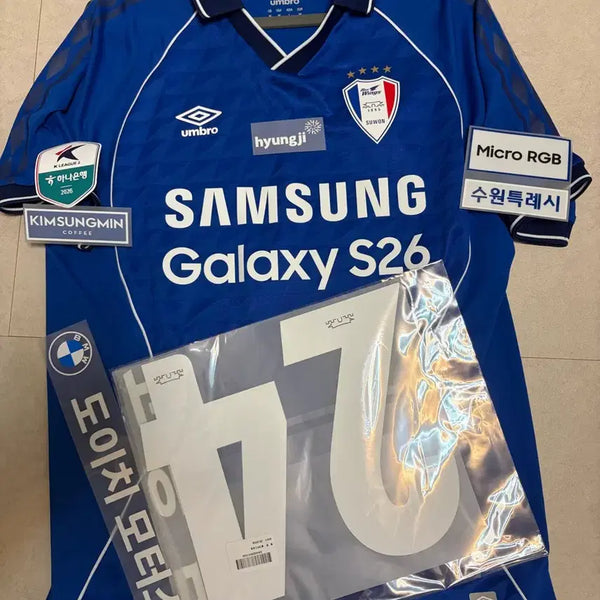[BUNJANG] Suwon Samsung 2026 Home Go Seung-beom Jersey Size 100 / 수원삼성 2026 홈 고승범 유니폼